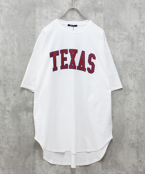 SHISKY(シスキー)の「BIGシルエット 半袖ヘムT(Tシャツ/カットソー・メンズ・グリーン系その他/ネイビー/ベージュ/グリーン系その他2/グレー系その他/オフホワイト/ホワイト系その他/ダークグリーン/ホワイト系その他3/ミント/ネイビー系/ベージュ系その他/チャコール/オレンジ/ホワイト系その他2/グレー系その他2・L/XL/M)」の2枚目の写真