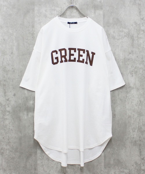 SHISKY(シスキー)の「BIGシルエット 半袖ヘムT(Tシャツ/カットソー・メンズ・グリーン系その他/ネイビー/ベージュ/グリーン系その他2/グレー系その他/オフホワイト/ホワイト系その他/ダークグリーン/ホワイト系その他3/ミント/ネイビー系/ベージュ系その他/チャコール/オレンジ/ホワイト系その他2/グレー系その他2・L/XL/M)」の19枚目の写真