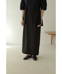 WAIST FRILL STRAIGHT SKIRT