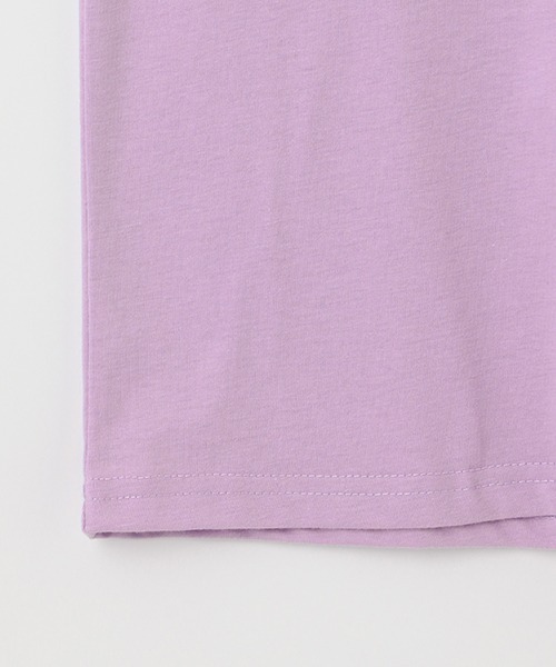 by LOVEiT(バイラビット)の「オーバーサイズフラワーTシャツ(Tシャツ/カットソー・キッズ・オフホワイト/ピンク/イエロー/ラベンダー・120cm/140cm/130cm/150cm/160cm)」の13枚目の写真