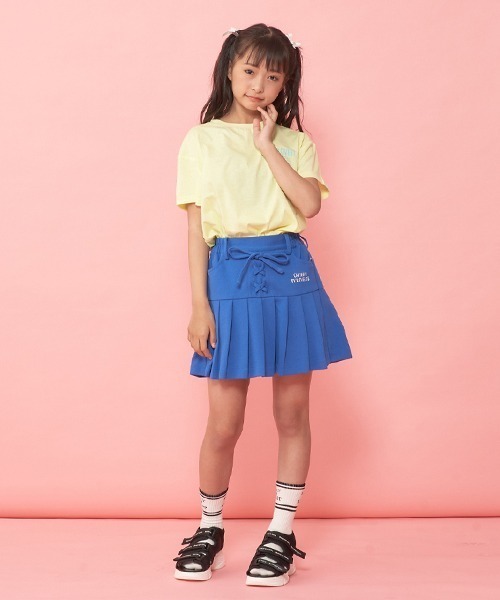 by LOVEiT(バイラビット)の「オーバーサイズフラワーTシャツ(Tシャツ/カットソー・キッズ・オフホワイト/ピンク/イエロー/ラベンダー・120cm/140cm/130cm/150cm/160cm)」の19枚目の写真