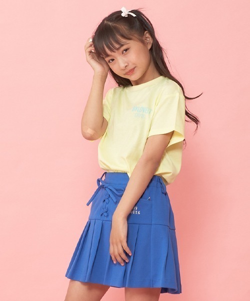 by LOVEiT(バイラビット)の「オーバーサイズフラワーTシャツ(Tシャツ/カットソー・キッズ・オフホワイト/ピンク/イエロー/ラベンダー・120cm/140cm/130cm/150cm/160cm)」の21枚目の写真