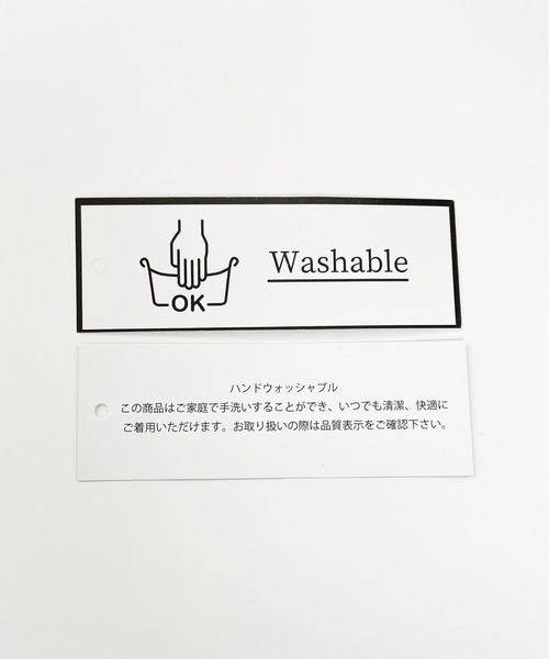 EPIMI E'PIMMY（エピミエピミー）の「配色カラーポロニット（ポロシャツ・レディース・ネイビー/ピンクベージュ/オフホワイト・MEDIUM）」の8枚目の写真