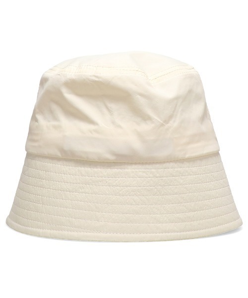 atmos pink（アトモスピンク）の「atmos pink ナイロンバケットハット（ハット・レディース・アイボリー/ブラック・FREE）」の5枚目の写真