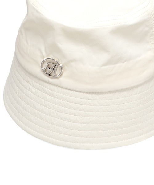 atmos pink（アトモスピンク）の「atmos pink ナイロンバケットハット（ハット・レディース・アイボリー/ブラック・FREE）」の7枚目の写真