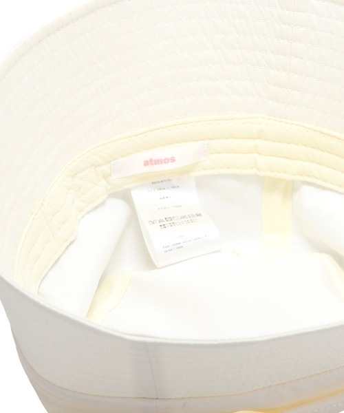 atmos pink（アトモスピンク）の「atmos pink ナイロンバケットハット（ハット・レディース・アイボリー/ブラック・FREE）」の9枚目の写真