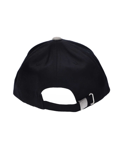 X-girl（エックスガール）の「LINE OVAL LOGO 6PANEL CAP（キャップ・レディース・ブラック/ライトパープル/オリーブ・ONE SIZE）」の4枚目の写真