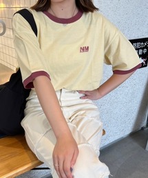 nemne store（ネンネストア）の「アソートリンガーピグメントTシャツ（Tシャツ/カットソー・レディース）」