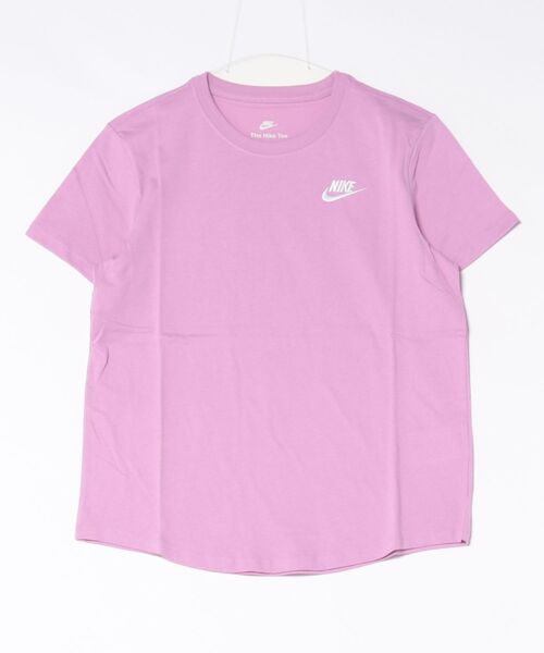 NIKE（ナイキ）の「《NIKEアパレル》ｳｨﾒﾝｽﾞ NSW ｸﾗﾌﾞ S/S Tｼｬﾂ（Tシャツ/カットソー・レディース・ピンク/ホワイト/ライトグリーン/ブラック/ダークグレー/グリーン系その他/ピンク系その他/パープル/ブルー系その他・M/XL/S/L/XS）」の7枚目の写真