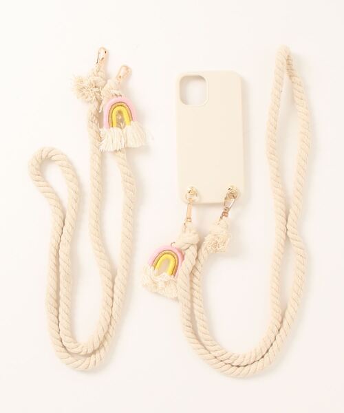 【セール】【IPHORIA アイフォリア】Necklace Case for Apple iPhone 12 mini - Soft Touch（スマホケース/カバー）｜iphoria（アイフォリア）