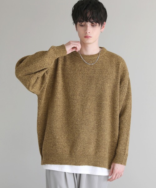 モヘアライクメランジシャギーニット（ニット/セーター）｜ASTRONOMY