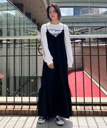 RODEO CROWNS WIDE BOWL | 膨れジャガードキャミワンピース(ワンピース)