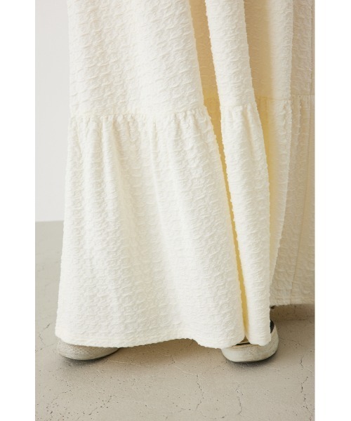 RODEO CROWNS WIDE BOWL(ロデオクラウンズワイドボウル)の「膨れジャガードキャミワンピース(ワンピース・レディース・ブラック/ライトイエロー/アイボリー・FREE)」の17枚目の写真