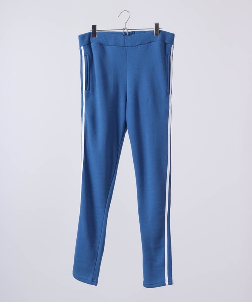 FUNALIVE（ファンアライブ）の「2line brushed lining skinny pants / 2ライン裏起毛スキニーパンツ unisex（その他パンツ・メンズ・ベージュ/杢グレー/ブラック×ベージュ/ブラック×ホワイト/オレンジ/ブラック×ブルー/ブラック系/サックスブルー・L/XL/M）」の10枚目の写真