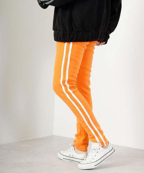 FUNALIVE（ファンアライブ）の「2line brushed lining skinny pants / 2ライン裏起毛スキニーパンツ unisex（その他パンツ・メンズ・ベージュ/杢グレー/ブラック×ベージュ/ブラック×ホワイト/オレンジ/ブラック×ブルー/ブラック系/サックスブルー・L/XL/M）」の19枚目の写真