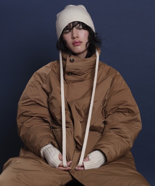 Firsthand（ファーストハンド）の「Firsthand/ファーストハンド リボンニットキャップ / ニット帽/リボンニットキャップ / ニット帽（ニットキャップ/ビーニー・レディース・オフホワイト/ベージュ/ブラック・ONE SIZE）」の18枚目の写真