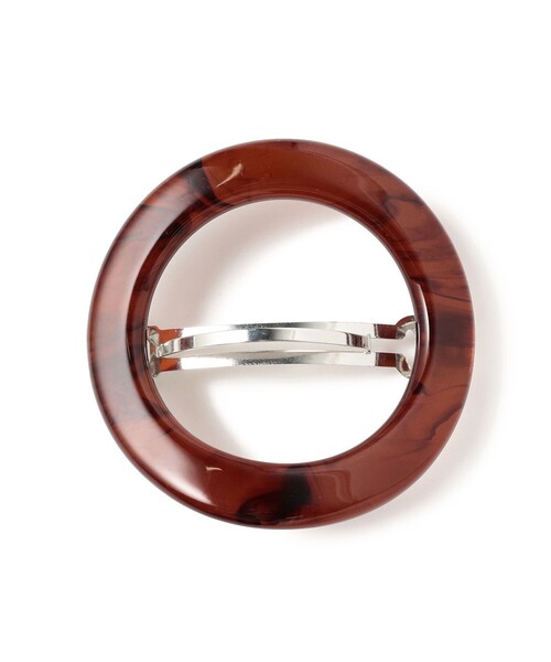 BEAMS BOY（ビームスボーイ）の「Jewel Casket / サークル バレッタ（バレッタ/ヘアクリップ・レディース・その他/ブラック/ネイビー・ONE SIZE）」の3枚目の写真