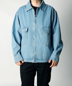 ブランド古着】オーバーサイズボンバーデニムジャケット（デニム