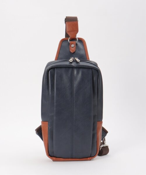 ikka（イッカ）の「GPレザータッチボディバッグ（ボディバッグ/ウエストポーチ・メンズ・ブラック/ダークブラウン/ネイビー・FREE）」の19枚目の写真