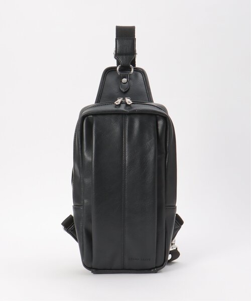 ikka（イッカ）の「GPレザータッチボディバッグ（ボディバッグ/ウエストポーチ・メンズ・ブラック/ダークブラウン/ネイビー・FREE）」の21枚目の写真