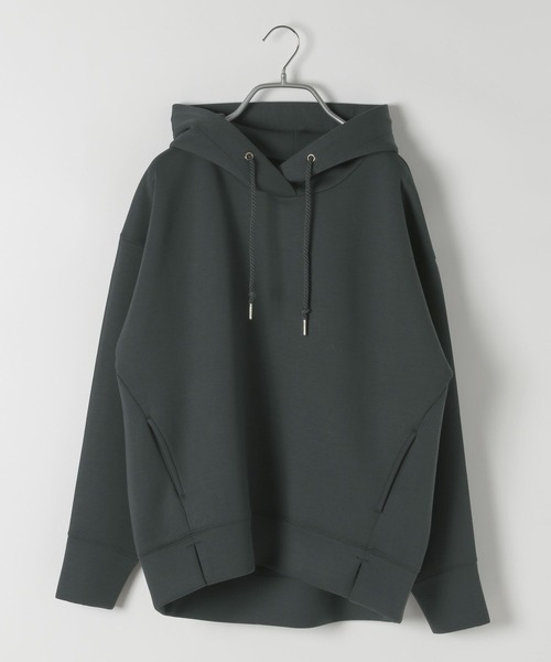 BAYFLOW（ベイフロー）の「【小さめサイズ】ダンボールパーカー（パーカー・レディース・オフホワイト/ブルー/モカ/チャコール・SMALL/MEDIUM）」の3枚目の写真