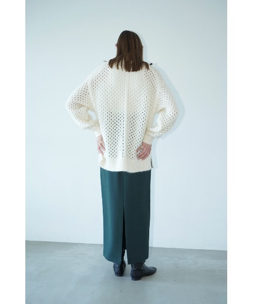 CLANE(クラネ)の「HIGH WAIST COCOON SKIRT(スカート・レディース・ブラック/アイボリー/グリーン・2/0/1)」の22枚目の写真