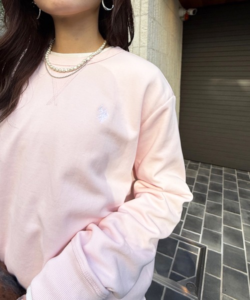 U.S. POLO ASSN.(ユーエスポロアッスン)の「【U.S. POLO ASSN.】新色追加 ダブルフェイスロイヤルスウェット メンズ、ウィメンズで着れるサイズ展開! セットアップパンツ&フーディジップパーカー展開あり(スウェット・レディース・ネイビー/ブラック/グレー/ホワイト/バーガンディー/グリーン/アッシュグレー/ピンク・S/M/L/XL/XS)」の7枚目の写真