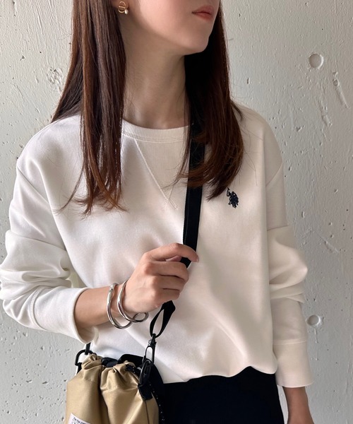 U.S. POLO ASSN.(ユーエスポロアッスン)の「【U.S. POLO ASSN.】新色追加 ダブルフェイスロイヤルスウェット メンズ、ウィメンズで着れるサイズ展開! セットアップパンツ&フーディジップパーカー展開あり(スウェット・レディース・ネイビー/ブラック/グレー/ホワイト/バーガンディー/グリーン/アッシュグレー/ピンク・S/M/L/XL/XS)」の21枚目の写真