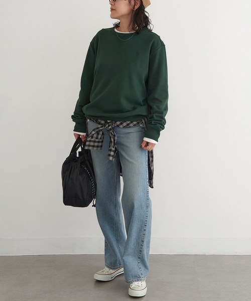 U.S. POLO ASSN.(ユーエスポロアッスン)の「【U.S. POLO ASSN.】新色追加 ダブルフェイスロイヤルスウェット メンズ、ウィメンズで着れるサイズ展開! セットアップパンツ&フーディジップパーカー展開あり(スウェット・レディース・ネイビー/ブラック/グレー/ホワイト/バーガンディー/グリーン/アッシュグレー/ピンク・S/M/L/XL/XS)」の16枚目の写真
