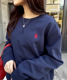 U.S. POLO ASSN.（ユーエスポロアッスン）の「【U.S. POLO ASSN.】新色追加 ダブルフェイスロイヤルスウェット メンズ、ウィメンズで着れるサイズ展開！ セットアップパンツ＆フーディジップパーカー展開あり（スウェット）」