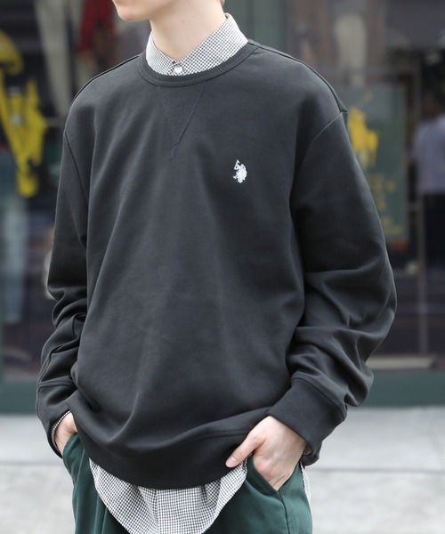U.S. POLO ASSN.(ユーエスポロアッスン)の「【U.S. POLO ASSN.】新色追加 ダブルフェイスロイヤルスウェット メンズ、ウィメンズで着れるサイズ展開! セットアップパンツ&フーディジップパーカー展開あり(スウェット・レディース・ネイビー/ブラック/グレー/ホワイト/バーガンディー/グリーン/アッシュグレー/ピンク・S/M/L/XL/XS)」の17枚目の写真