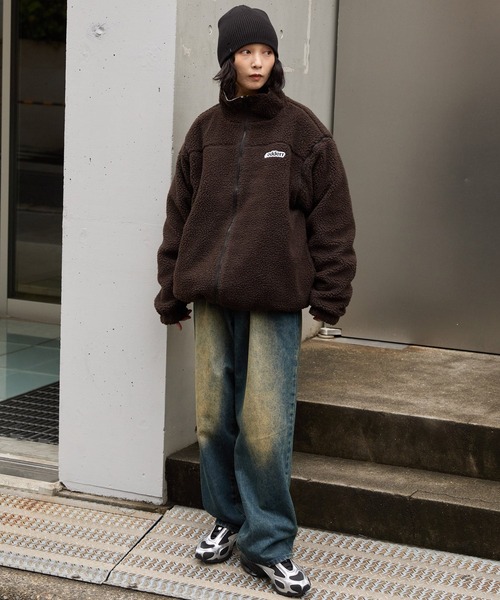 セール】【CODDERR】4WAY リバーシブル 袖脱着 スタンドネックボア