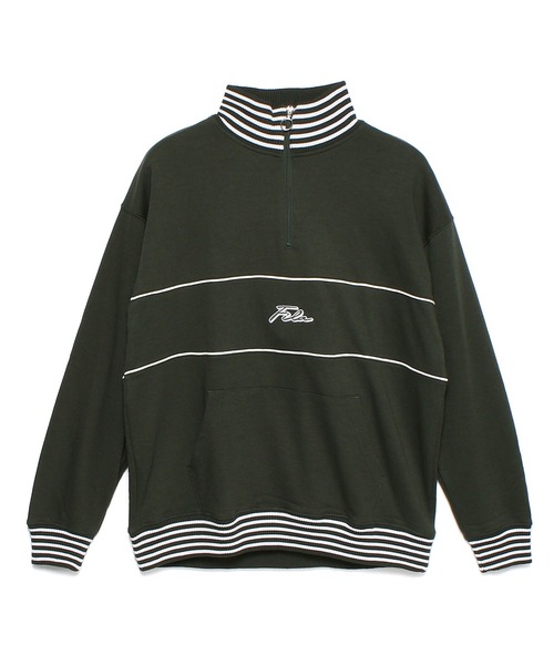 FILA(フィラ)の「【FILA】リブラインハーフ ZIP プルオーバー(スウェット・メンズ・ブラック/ブルー/カーキ・M/L/LL)」の17枚目の写真