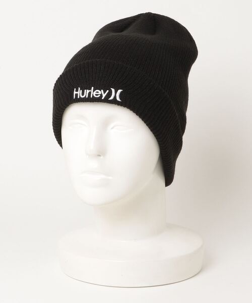 Hurley (ハーレー)の「【Hurley:ハーレー】M 2WAY OAO WATCH BEANIE ロゴビーニー ニットキャップ スキー スノボー(ニットキャップ/ビーニー・メンズ・ブラック/ブラック×ホワイト/ナチュラル・FREE)」の5枚目の写真