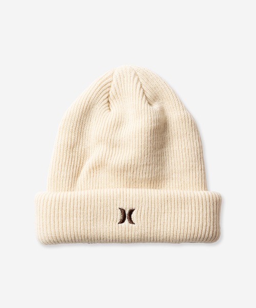Hurley (ハーレー)の「【Hurley:ハーレー】M 2WAY OAO WATCH BEANIE ロゴビーニー ニットキャップ スキー スノボー(ニットキャップ/ビーニー・メンズ・ブラック/ブラック×ホワイト/ナチュラル・FREE)」の3枚目の写真