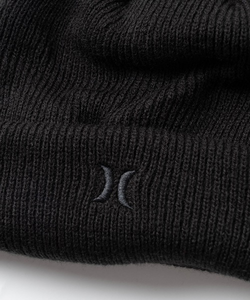 Hurley (ハーレー)の「【Hurley:ハーレー】M 2WAY OAO WATCH BEANIE ロゴビーニー ニットキャップ スキー スノボー(ニットキャップ/ビーニー・メンズ・ブラック/ブラック×ホワイト/ナチュラル・FREE)」の7枚目の写真
