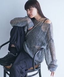 JEANASIS | 【完全受注生産】ローゲージスカシアミルーズニット【AKANE企画】/989254(ニット/セーター)