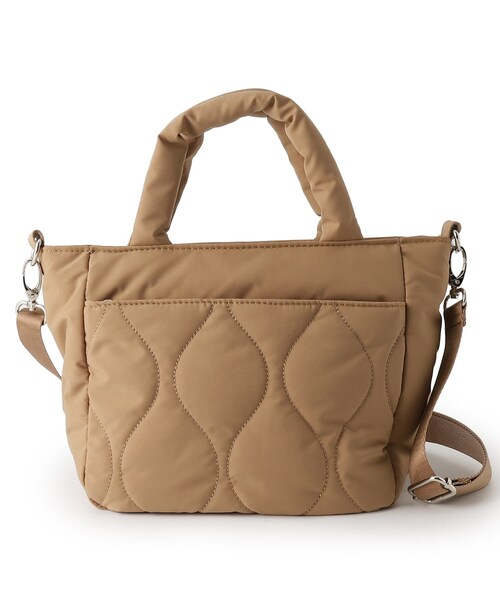 SHOO・LA・RUE（シューラルー）の「◆ポケットキルトショルダーバッグ（ショルダーバッグ・レディース・ブラック/ベージュ/ブルー・00）」の5枚目の写真