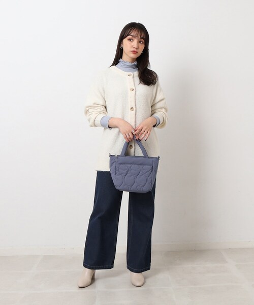 SHOO・LA・RUE（シューラルー）の「◆ポケットキルトショルダーバッグ（ショルダーバッグ・レディース・ブラック/ベージュ/ブルー・00）」の20枚目の写真