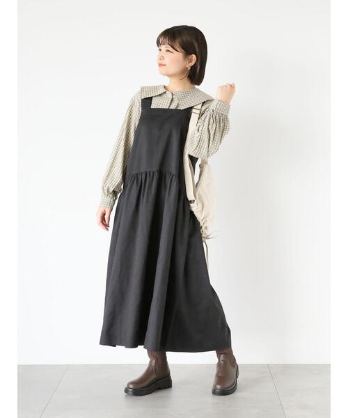ehka sopo(エヘカソポ)の「チェックフラットカラーブラウス(シャツ/ブラウス・レディース・グレー/グリーン・F)」の20枚目の写真