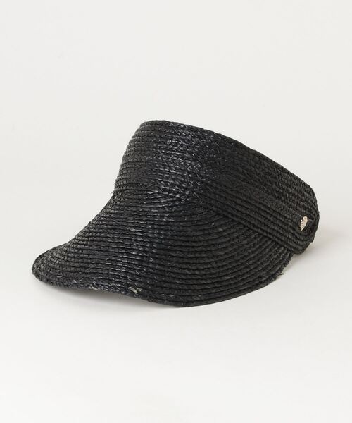 ヘレンカミンスキー/サンバイザー/ブラック/美品 helen kaminski サンバイザー（Charcoal/Black HELEN KAMINSKI