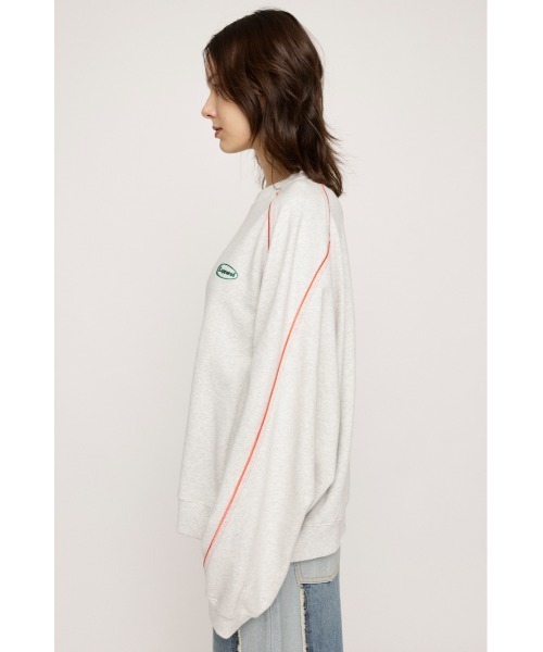 SLY（スライ）の「PIPING STITCH RAGLAN SW パイピング ステッチ ラグラン スウェット（スウェット・レディース・ターコイズブルー/杢グレー/ブラック・FREE）」の13枚目の写真