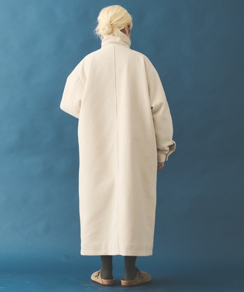 MERLOT（メルロー）の「スタンドネックダッフルコート（ダッフルコート・レディース・ブラック/アイボリー/キャメル・FREE）」の15枚目の写真