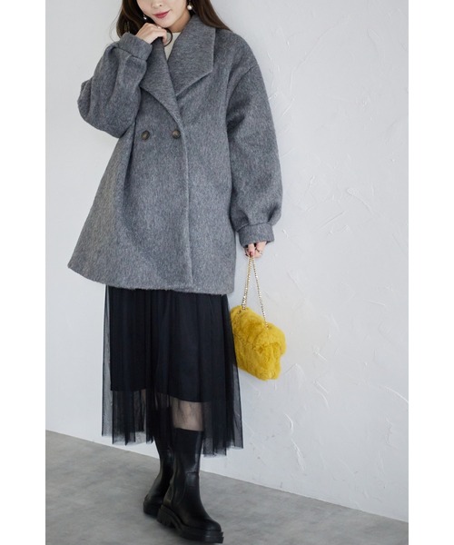 ZOZO限定】シャギーミドルコート（その他アウター）｜&. NOSTALGIA