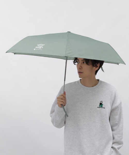 LAKOLE（ラコレ）の「自動開閉折り畳み傘 / 980234（折りたたみ傘・レディース・グレー/ブラック/アイボリー/グリーン・FREE）」の4枚目の写真