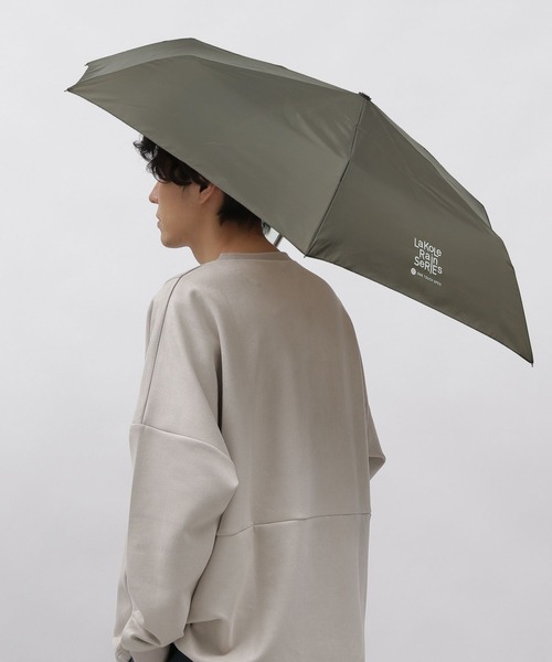 LAKOLE（ラコレ）の「自動開閉折り畳み傘 / 980234（折りたたみ傘・レディース・グレー/ブラック/アイボリー/グリーン・FREE）」の2枚目の写真