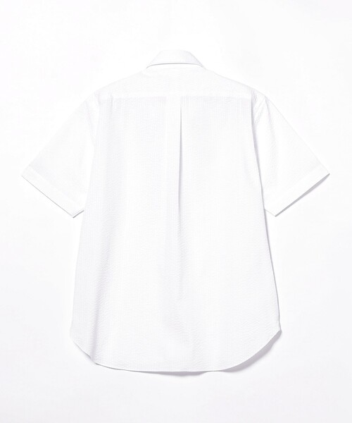 BEAMS F（ビームスエフ）の「BEAMS F / COOLMAX(R) シアサッカー ボタンダウンシャツ（ビジネスシャツ・メンズ・ホワイト/ネイビー・X-LARGE/LARGE/MEDIUM/SMALL）」の14枚目の写真