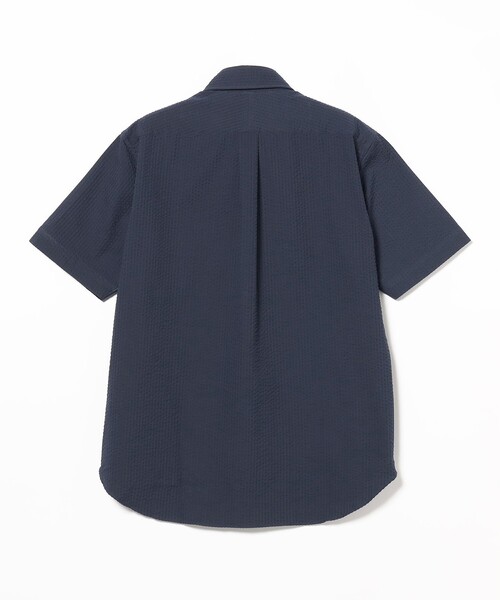 BEAMS F（ビームスエフ）の「BEAMS F / COOLMAX(R) シアサッカー ボタンダウンシャツ（ビジネスシャツ・メンズ・ホワイト/ネイビー・X-LARGE/LARGE/MEDIUM/SMALL）」の18枚目の写真