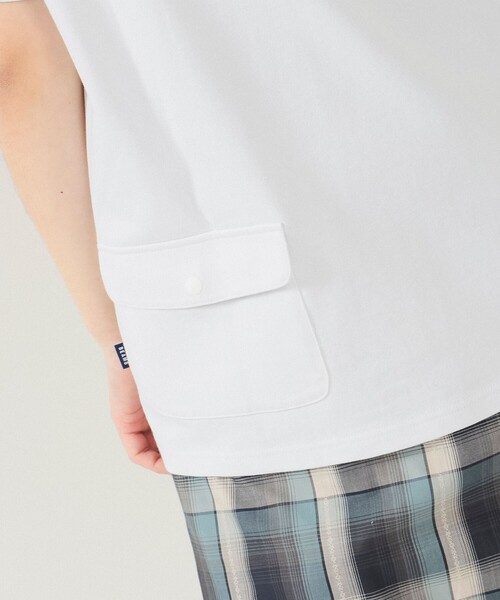 BEAMS(ビームス)の「BEAMS / ヘビーウエイト ポケット Tシャツ 24SS(Tシャツ/カットソー・メンズ・ブラック/オリーブ/ホワイト/ネイビー・S/M/L/XL)」の16枚目の写真