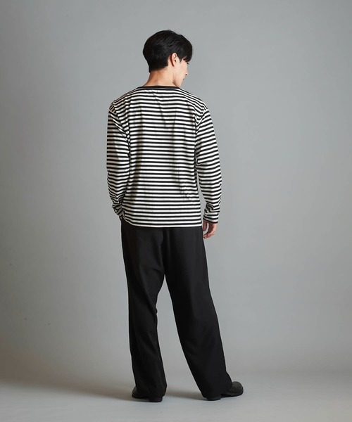 楽天市場】オーガニックコットン tシャツ ボーダー ロンt